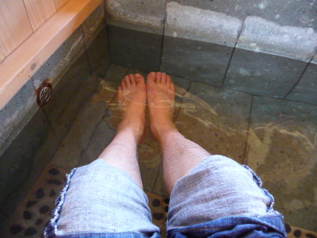 芦原温泉の足湯